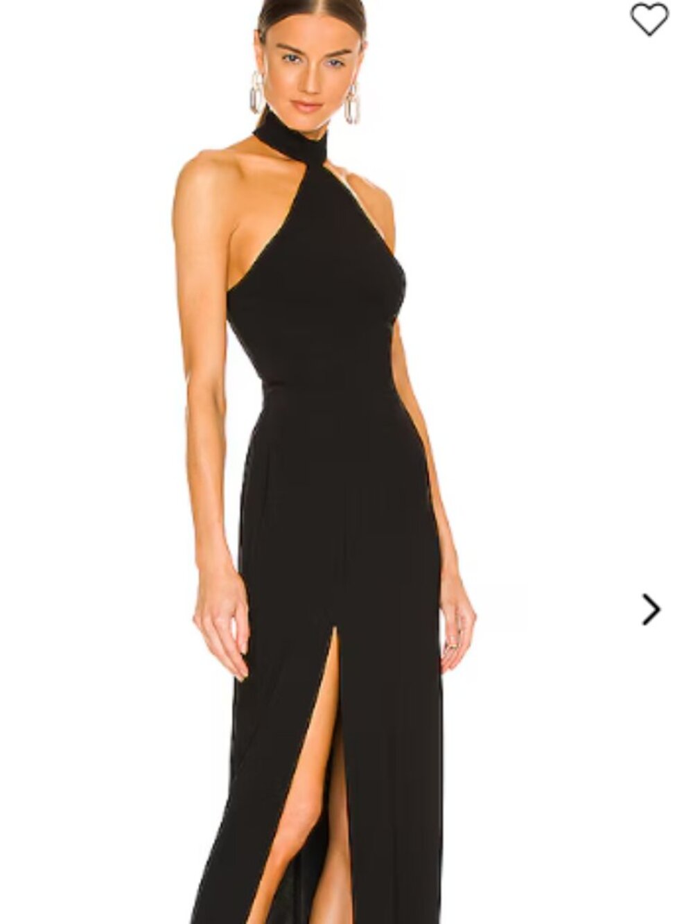 Amanda Uprichard Queen Gown Black Small